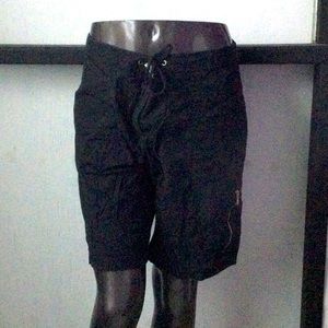 Danskin Now black tie front cargo shorts